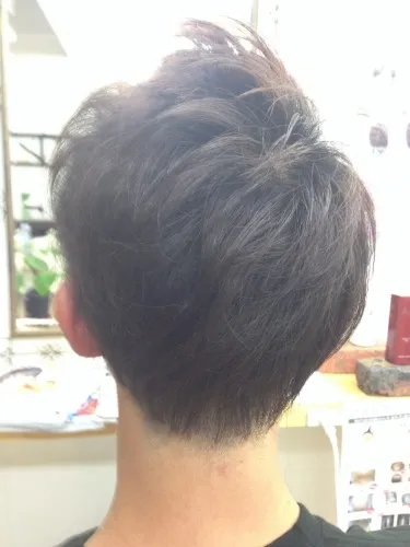 メンズのツーブロもフレンチカットグランでおさまりよく